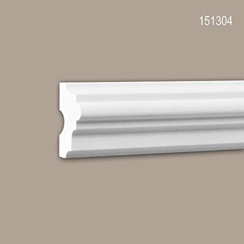 Cimaise Profhome 151304 en mousse de polyuréthane rigide prétraité de 200 cm