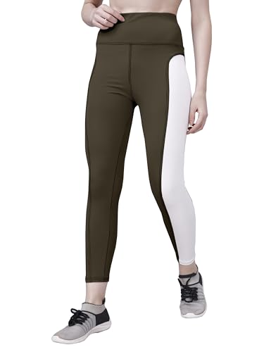 Image of Poojaran Workout Tight /Pants /Legging with Side Pocket, Stretchy Tights and a high Waist for Women and Girls' use in The Gym,Yoga,Running,Cycling