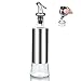 aceiteras antigoteo cristal,1 dispensador aceite 300ml,oliva y vinagre recipiente aceite usado cocina ,vinagrera,aceiteras acero inoxidable,1 embudo de acero inoxidable para rellenar