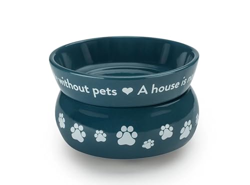 One Fur All Pet House Wax Warmer, No Flame Ceramic Electric Wax Melt Warmer with Cute Paw Print Theme Ideal for Cat and Dog Mom Gifts