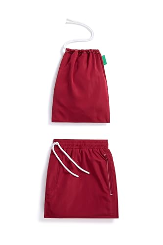 Future Planet Men's Premium Designer Azure Fast-Dry 7" Swim Trunks4