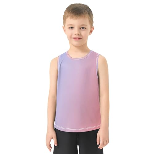 J JOYSAY Above Clouds Gradient Boys Tank Top Sleeveless Muscle Shirts Quick Dry Kids T-Shirts 3-15T2