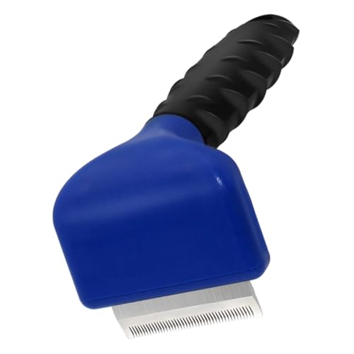 Kisangel Pet Hair Comb for Dogs Cats Dematting Brush Metal Non-slip Handle Easy to