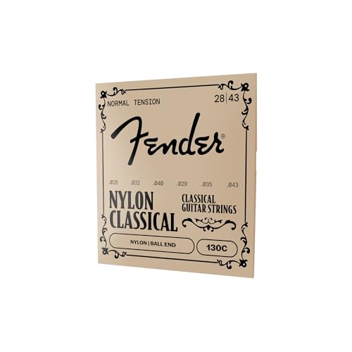 Jeu de cordes Fender Nylon Ball End Medium pour instruments folk