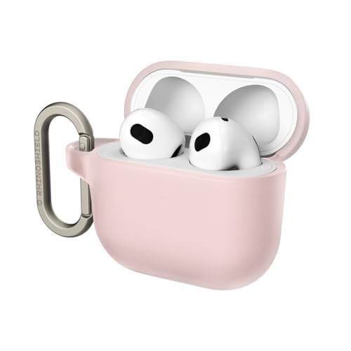 Coque AirPods 4 RHINOSHIELD anti rayures étui rose de protection