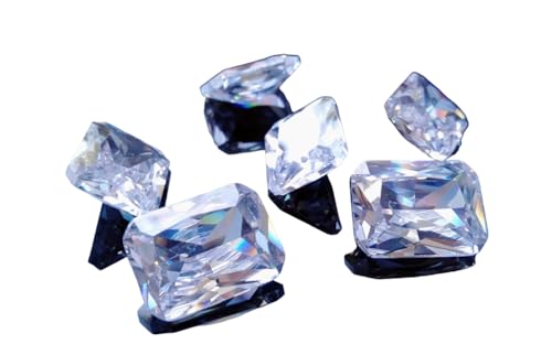 Oxyde de zirconium octogonal blanc pour créer vos bijoux du quotidien