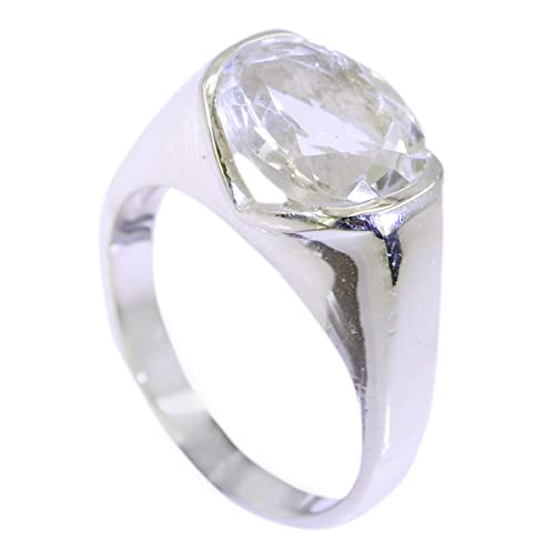 Bague de forme ovale en argent 925 pour sublimer vos mains sans irritation