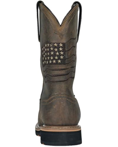 Hoss Rushmore CT WP PR Rancher Buff - Big Sizes - Boots for Men - Leather Upper - Slide Closure 5