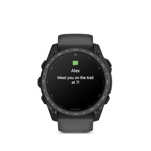 Image of Garmin tactix 8 - 51mm Cerakote, Premium Tactical GPS Smartwatch, AMOLED Display, Applied Ballistics Solver, Slate Gray Premium Cerakote Coating