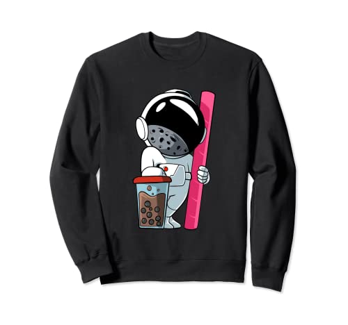 Astronaut Getränk Schokolade Kakao Sweatshirt