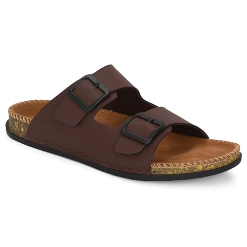 Image of ROWLANS Men's Ethnic Slippers - Elegant, Traditional & Comfortable Footwear