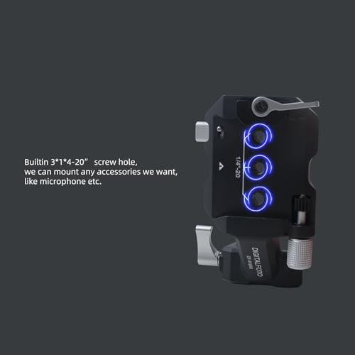 DF DIGITALFOTO Suporte vertical para câmera RS3, suporte profissional para disparo vertical compatív