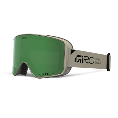Image of Giro Method Ski Goggles - Snowboard Goggles for Men, Women, Youth - Stone Tan Stacked - Vivid Envy & Vivid Infrared