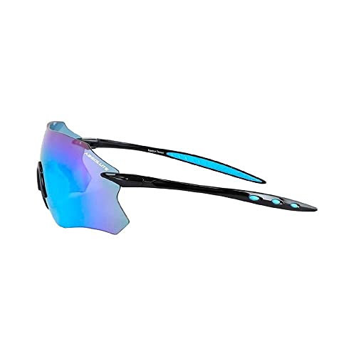 Óculos Ciclismo Absolute Prime SL Azul UV400 Sem Armação Bike Mtb