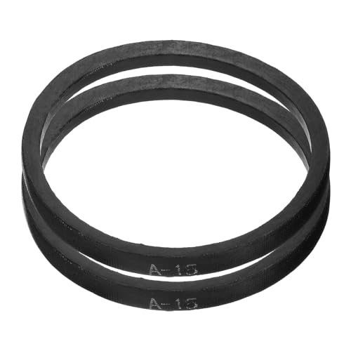 Image of uxcell 2pcs A15 or 4L170 Classic Wrapped Rubber V-Belt, 15 inch(382mm) Inside Circumference, A Profile V Belt