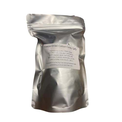 Farmers Market Cotton Candy Taffy – Blue And Pink, Freeze-Dried Freshness, Fluffy, Soft Texture – Whipped Cotton Candy Taffy, (2 oz)