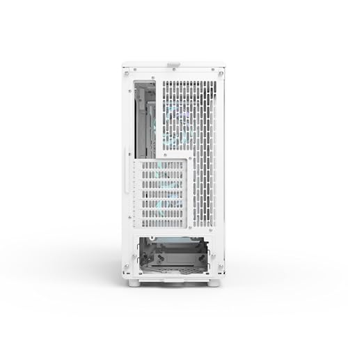 Image of Fractal Design Epoch White RGB - Tempered Glass Clear Tint- High Airflow PC Gaming Case - Mesh Front Panel - Three Momentum 12 RGB Fans Included - Spacious Interior - ATX /mATX /ITX Support