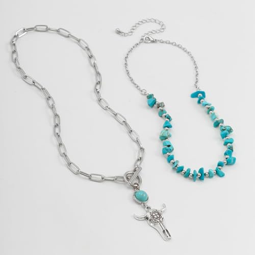 Boho Outfits for Women Boho Necklaces Country Concert Outfits Nashville Western Jewelry Choker Necklaces Long Leather Necklace Western Dress Jewelry Country Cowgirl Accessories Gifts by Long tiantian - Used condition - Image 4