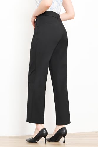 Wide Leg Slacks for Women High Elastic Waisted Work Business Casual Office Dress Pants2