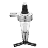 OSALADI Schnapsausgießer Wandmontage 45 ml Getränkeflaschenhalter für Bar Flaschenhalter Getränkeration Dosierer für Partys Küchen