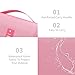 Lcsmaokin Large Capacity Toiletry Bag Travel Bag with Hanging Hook for Men and Women Waterproof Travel Cosmetic Bag Bathroom Storage Bag for Brushes Set, Full-Sized Shampoo,Accessories(Pink)