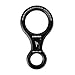 Fusion Climb Aluminum Figure 8 Descender Rigging Plate Black Heavy Duty
