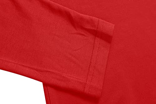 Image of Herou Womens Long Sleeve Turtleneck Slim Fitted Lightweight Casual Active Layer Tops Shirts