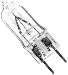 5-pack/set, G8 120v 25w Halogen Light Bulbs, JCD Type, G8 Base (2-pin), 110V /120V /130 Volt, 25 Watt