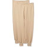 [グンゼ] 長ズボン下 前あき 快適キルト遠赤加工 ダイヤ柄 肌面:綿100% 2枚組 RP63022 メンズ ライトベージュ L