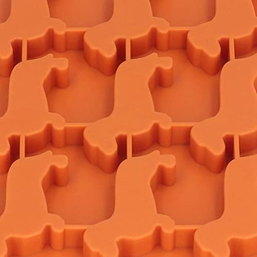 Molde para cubitos con forma de dachshund de silicona miniatura 7