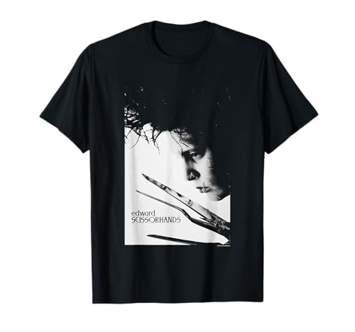 Edward Scissorhands Iconic Edward Vintage Big Chest Portrait T-Shirt
