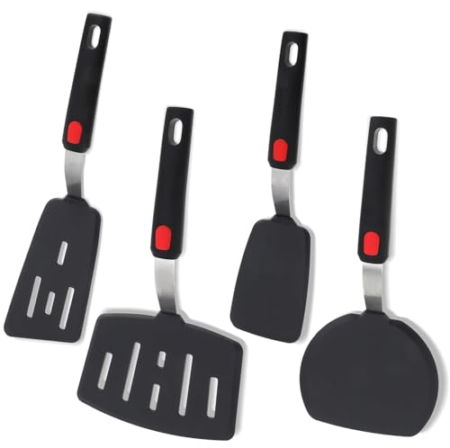 4-Pack 600°F Spatula Turner Set