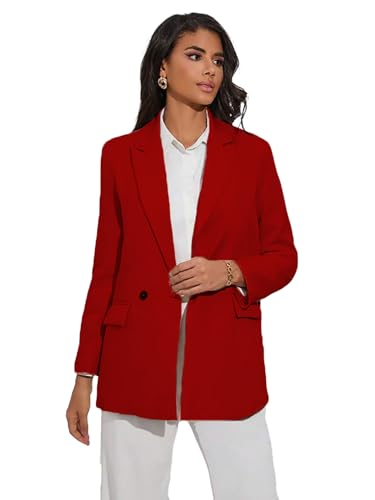 Image of KOTTY Womens Open Front Blazer for Women - Workwear Style Lightweight Blazer for All Seasons