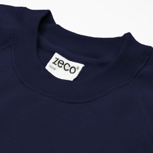 Sudadera escolar unisex que no hace bolas para uniforme diario de niños 7