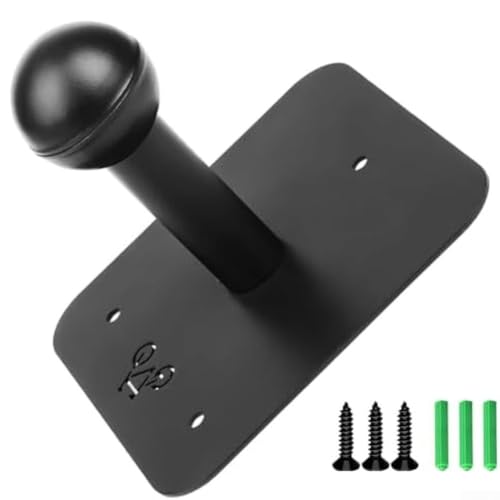 Porte-vélos mural à rotule avec vis et goupilles d'expansion en plastique, construction en acier robuste, capacité de charge de 60 kg, design peu encombrant pour rangement de garage et d'appartement