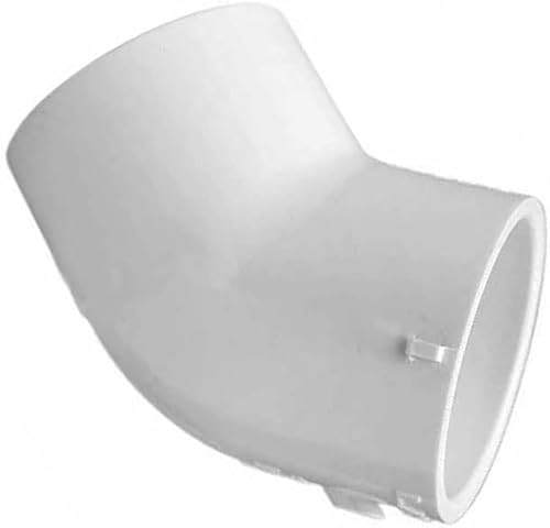 Miniatura 3 de MaxLLTo Reemplazo de 2-1/2 pulgadas x 2-1/2 pulgadas antideslizante x PVC codo de 45 grados SCH 40 para Thrifco Plumbing 8114034