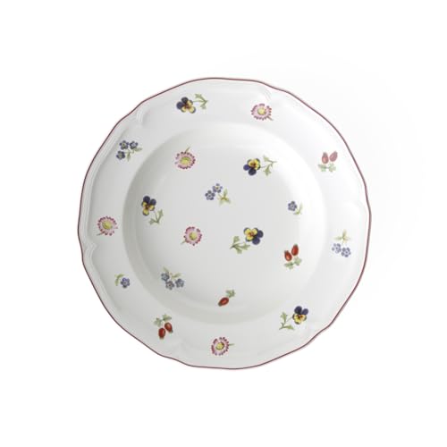 Villeroy & Boch Petite Fleur 1023952700 Plato Hondo, Porcelana, Rojo