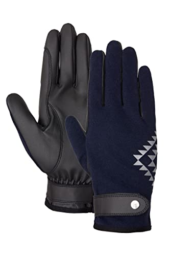 HORZE Tiara Womens Summer Gloves - Dark Navy - 8