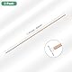 M METERXITY 2-Pack Kupfer Rundstab 3mm Durchmesser 11.81 Zoll Länge T2 Lager Massivstab Drehbankstange für Metallhandwerk DIY/Gartenbau/Industrie/Dekoration Reiner Kupferrohr