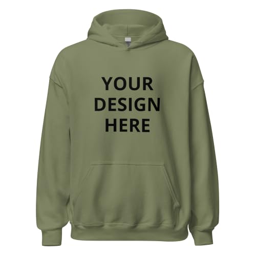 Image of Maydear Custom Hoodie Unisex Pullover Sweatshirt | Personalized with Photo, Logo or Text, For Men & Women