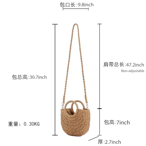 Small Straw Clutch Woven Purse Cute Womens Handbag Purse Small Summer Beach Bags Straw Shoulder Crossbody Bag3