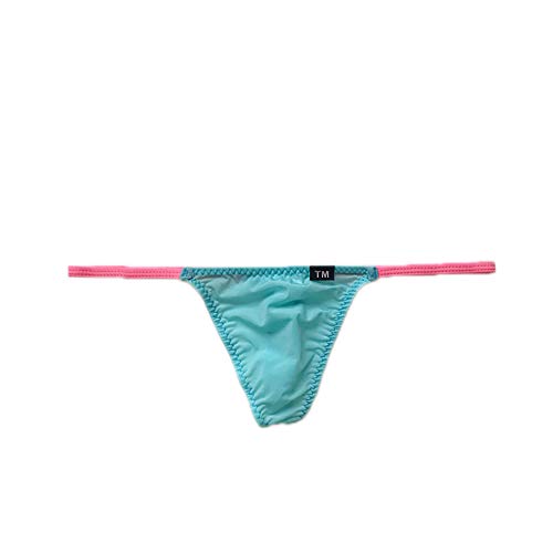 Mens Low Rise G-String Thong 3 Pack Bikini Briefs Bulge Thong4