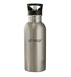 Knick Knack Gifts got teenage? - 20oz Stainless Steel Outdoor Water Bottle, Silver