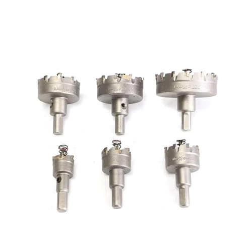 Set de 6 brocas expandibles de carburo de tungsteno 22-65mm miniatura 1
