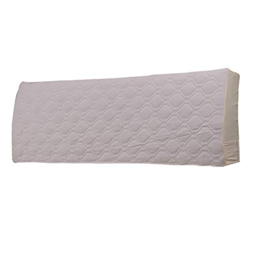 Image of Optimmuss Strethable Quitled Bed Headboard Slipcover Bed Head Cover Cream 59inch