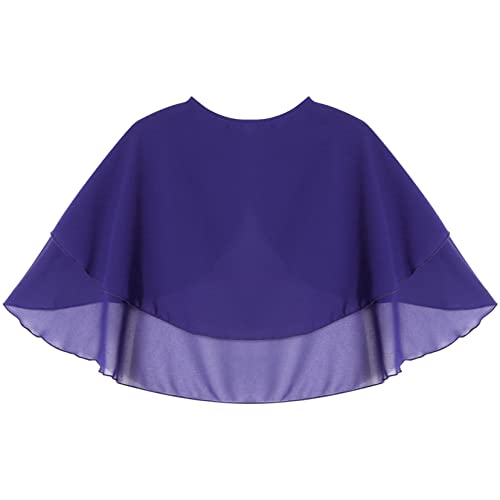 Women's Soft Chiffon Sheer Double-Layered Shawl Wraps Shrug for Evening Dresses Wedding Cape Bolero Cover Up4