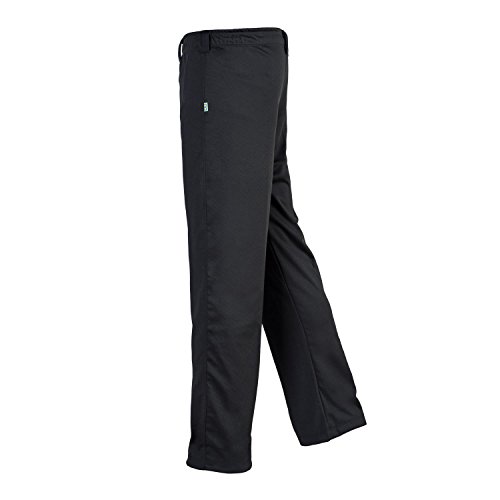 JL Sport Authentic Brazilian Capoeira Martial Arts Pants - Unisex/Children's (Black) 13-14 Yrs