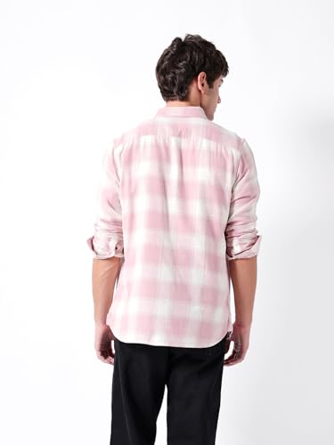 Image of THE Bear House Cotton Men Shirt, Slim Fit