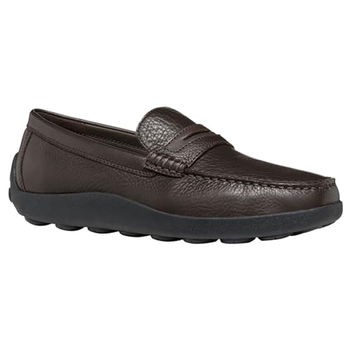 Mocasines Geox Spherica Ec14 para hombre: olvida el dolor de pies con este calzado café