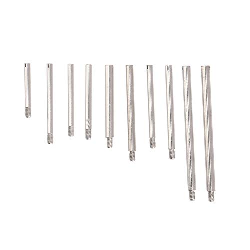 Watch Band Link Pins Replacement Kit, Metal 10 Sizes Watch Band Strap Screw Set Watch Repair Tool Accessories with Storage Box (100pcs)